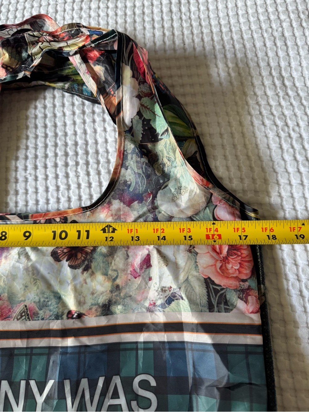 Johnny Was Floral bundle Reusable Totes - Black & Teal Multicolor - Picture 9 of 10